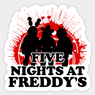 Copy of five nights at freddy's movie 2023 Josh Hutcherson graphic design Sticker